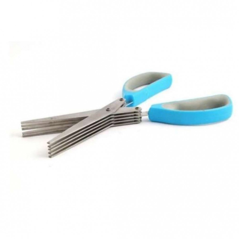 Multi-Functional Stainless Steel Kitchen Scissors - 5 Layers