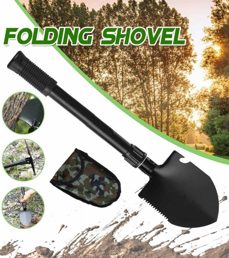 Multifunctional Outdoor Folding Shovel Trumpet