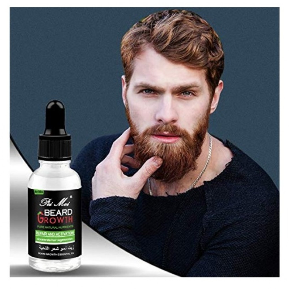 Natural Beard Oil For Mustache Growth & Hair Loss Treatment