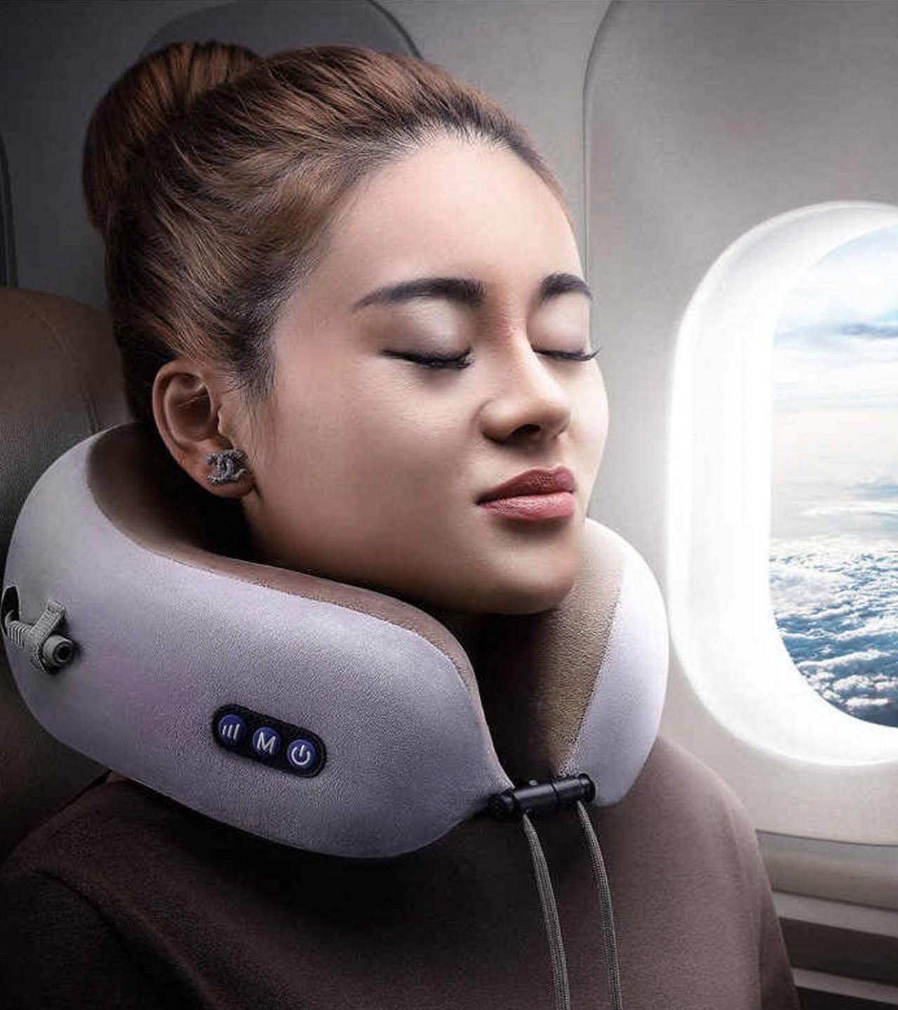 Neck Massager U-shaped Massage Pillow Supporting Head And Neck Electric Kneading Massage