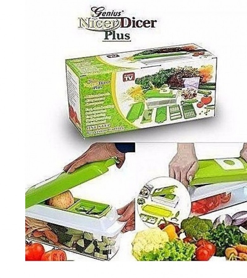 Nicer Dicer Plus Vegetable Salad Fruit Cutter