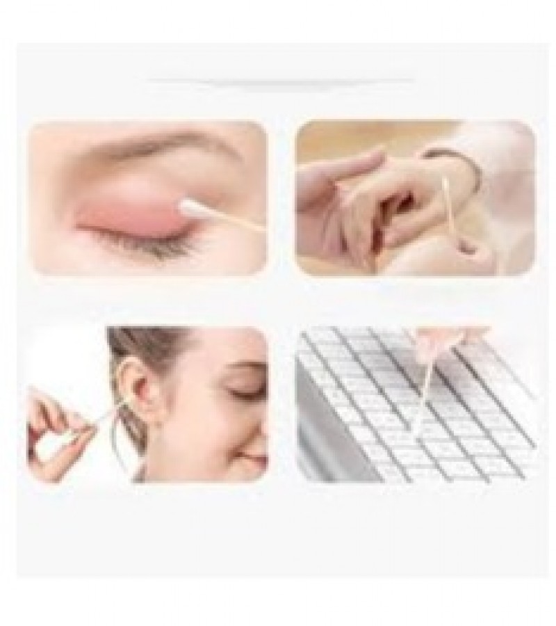 Pack of 200 Biodegradable Double Tipped Bamboo Cotton Ear Buds Cleaner