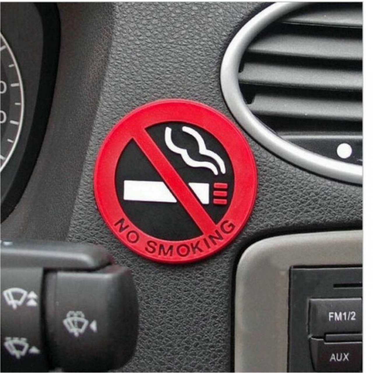 Pack of 3 No Smoking Logo Stickers Car Stickers