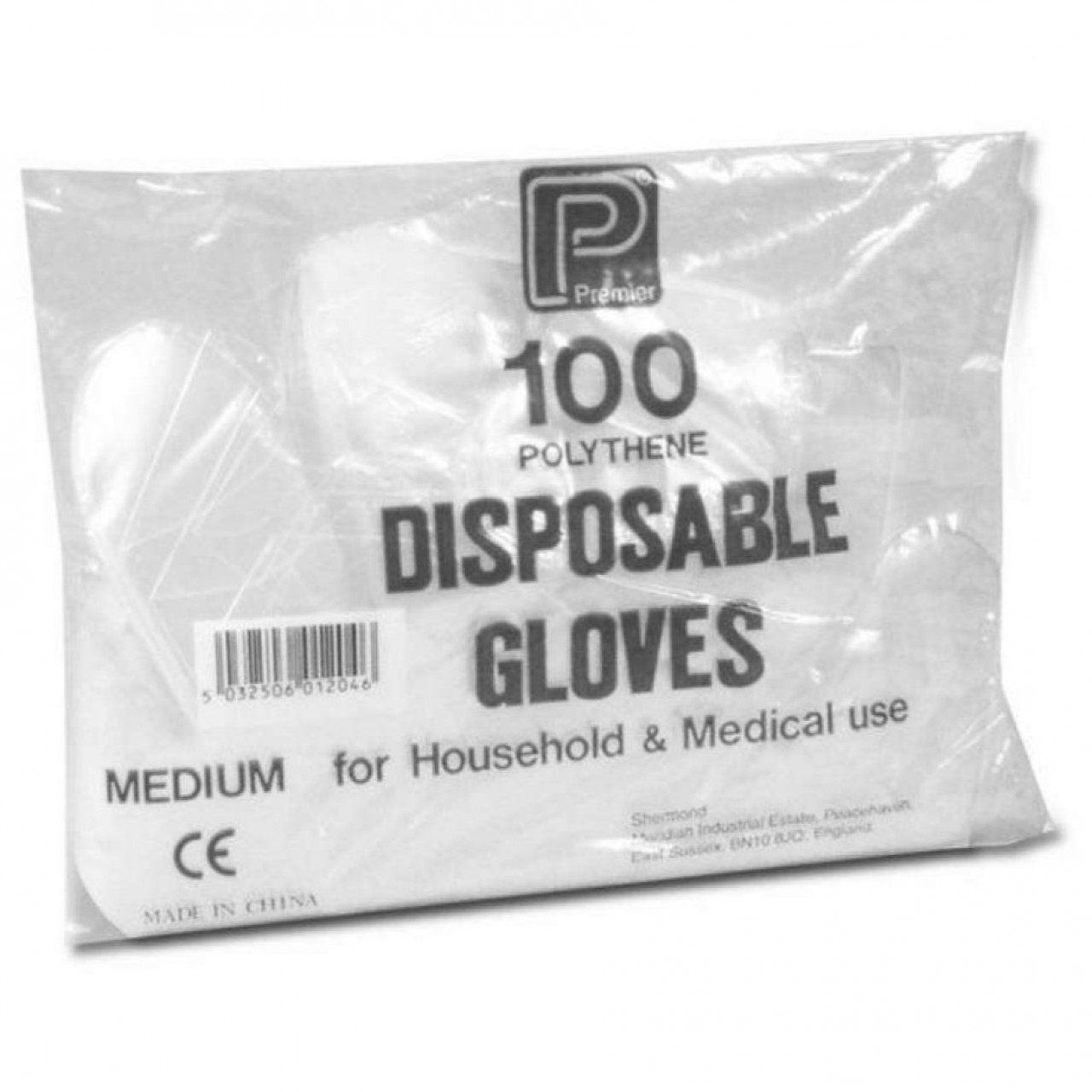 Polythene Gloves - 100Pcs