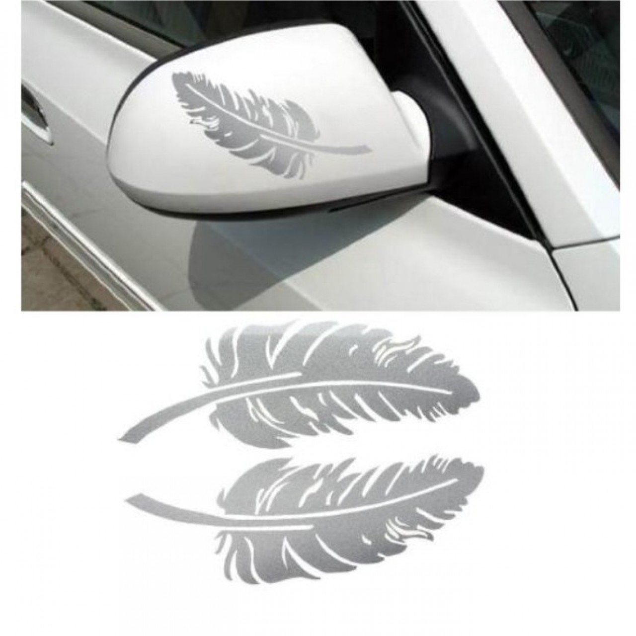 Rear View Mirror Leaf Silver