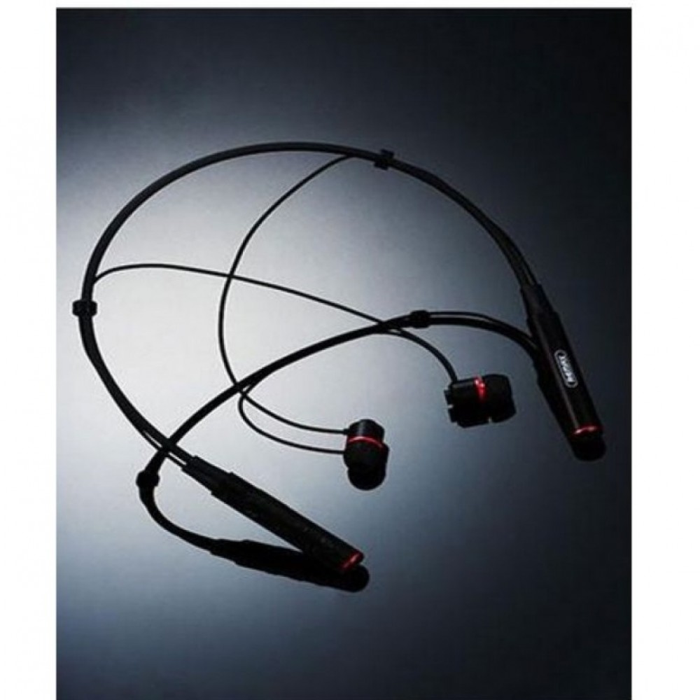 Remax RB-S6 Neckband Sports Wireless 4.1 Bluetooth Headset - Black