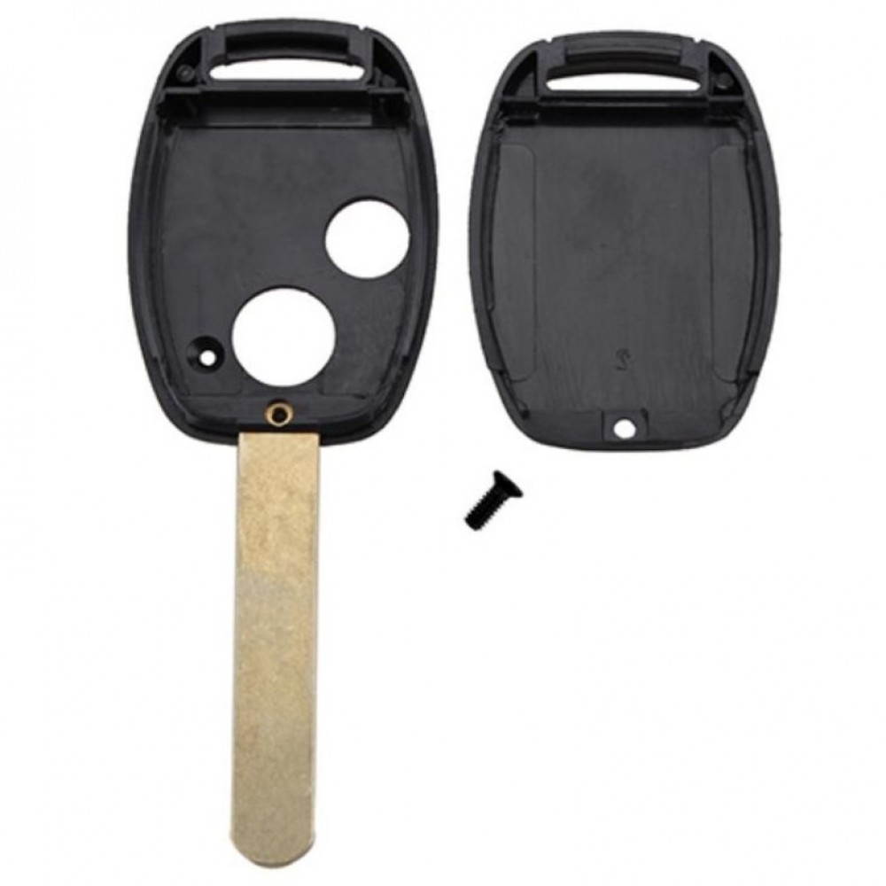 Remote Key Fob Case 2 Buttons ABS Shell Fit for Honda Replacement