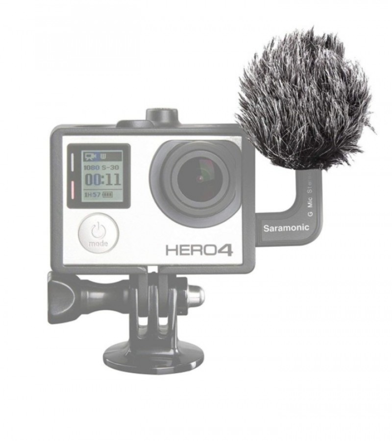 Saramonic G-Mic Gopro Mic Accessories Mini Dual Stereo Ball Professional Microphone for Gopro Hero4