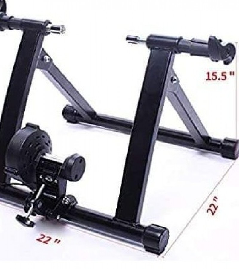 Stand Bike Trainer Exercise Indoor Bicycle Stationary Magnetic Steel Training Fl