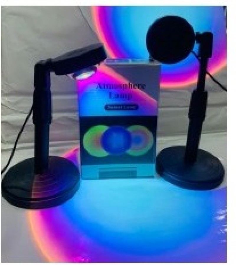 Sunset Projection Led Light, Rainbow Floor Stand Modern Lamp Night Light