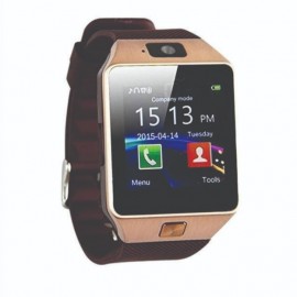 Dz09 Mobile Watch Golden Colour Golden Unisex DZ09 Smart Watch At