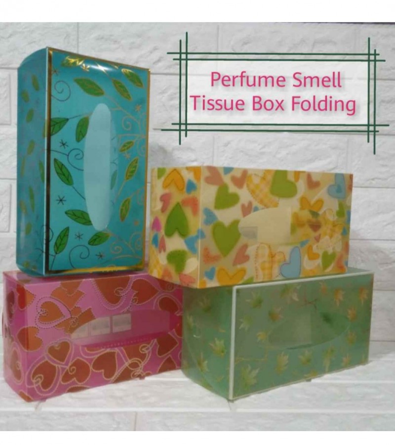 Tissue Box Plastic Card Folding - Multi
