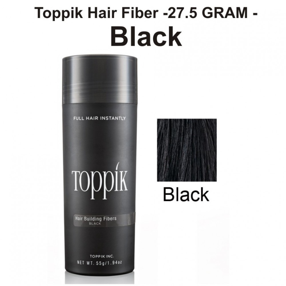 Toppik Hair Fiber -27.5 GRAM - Black