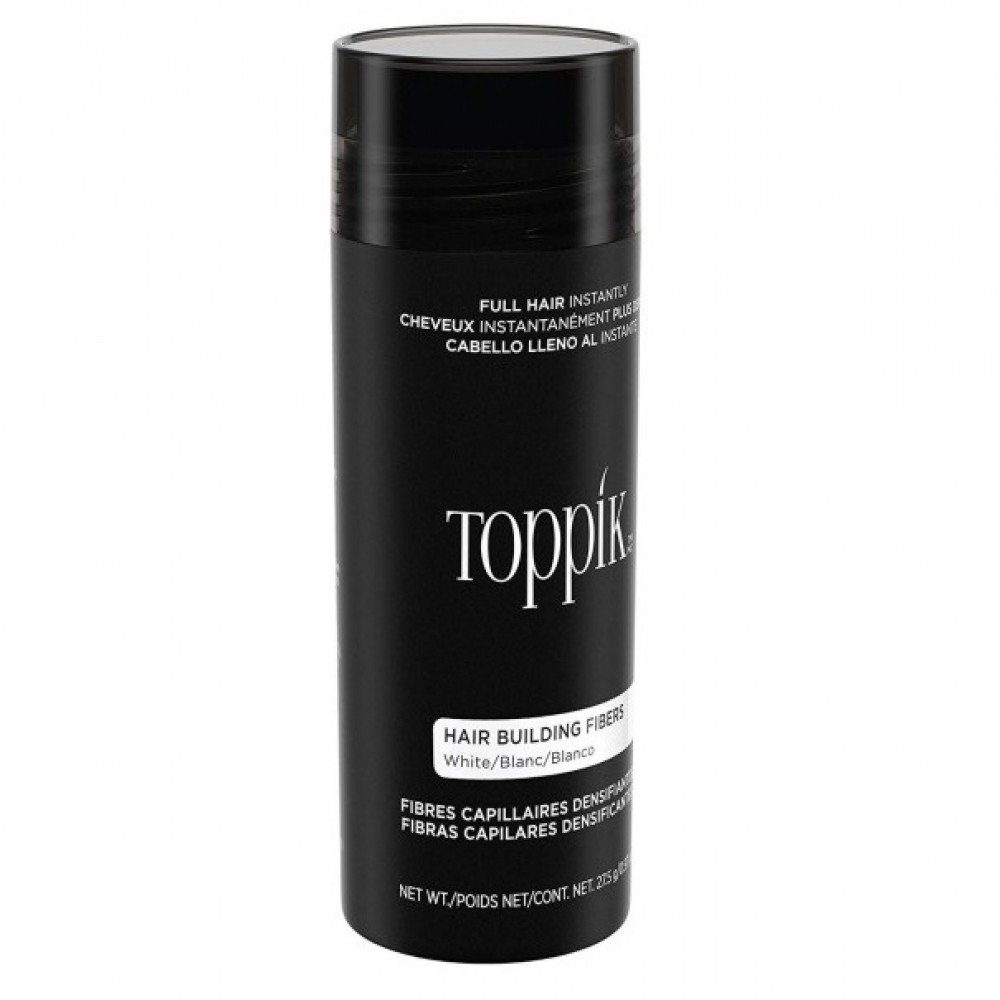 Toppik Hair Fiber -27.5 GRAM + Hair Line Comb + Hair FIber Applicator Deal - WHITE