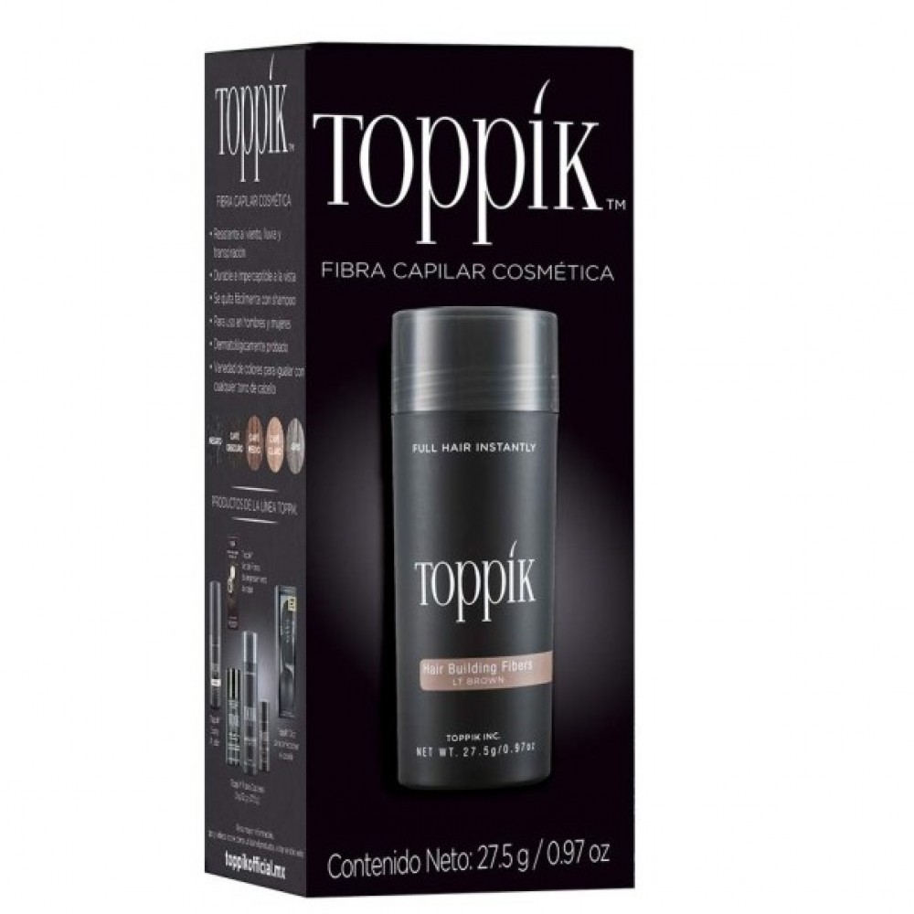 Toppik Hair Fiber -27.5 GRAM - Light Brown