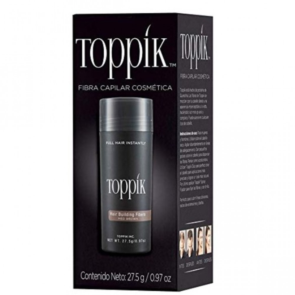 Toppik Hair Fiber -27.5 GRAM - Medium Brown