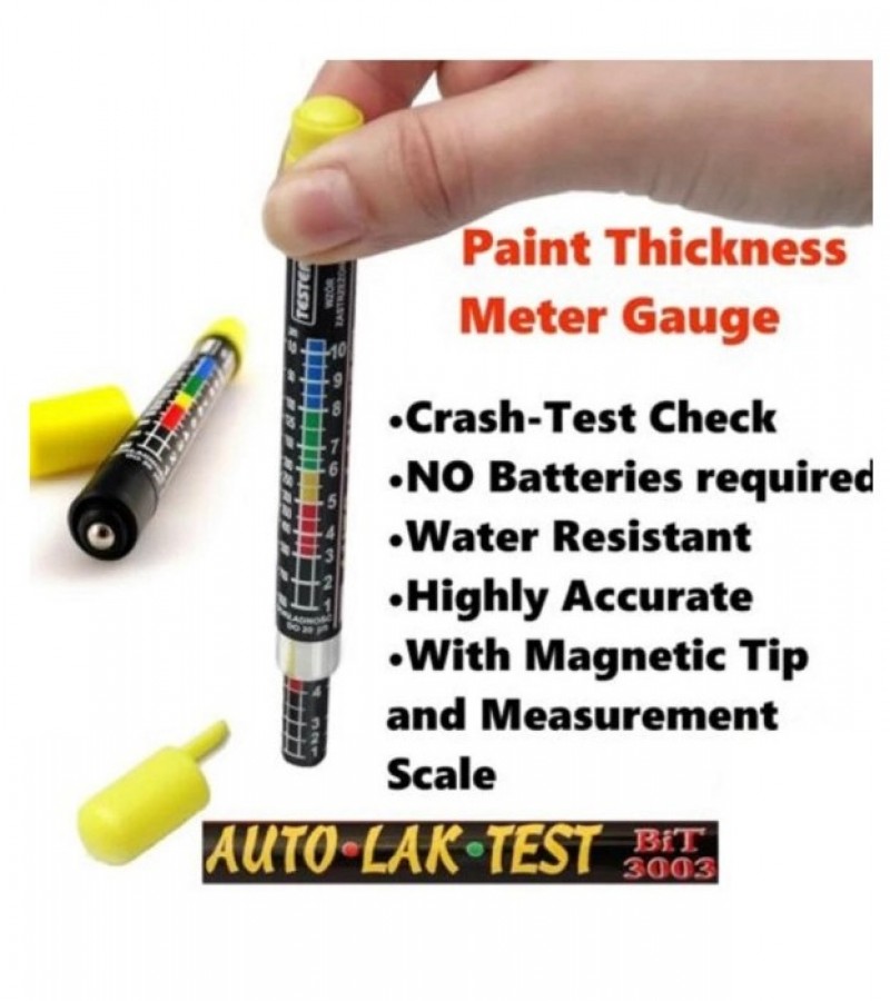 Auto Car Paint Test Thickness Meter Gauge Crash Check Test Cars Detection  Tester