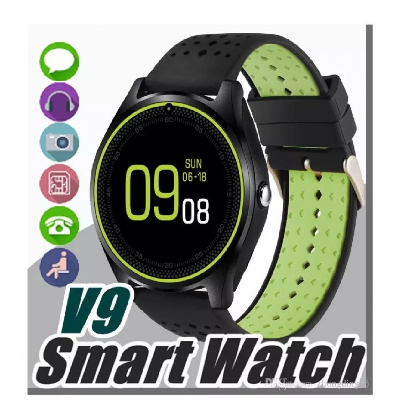 V9 SMART WATCH WITH CAMERA