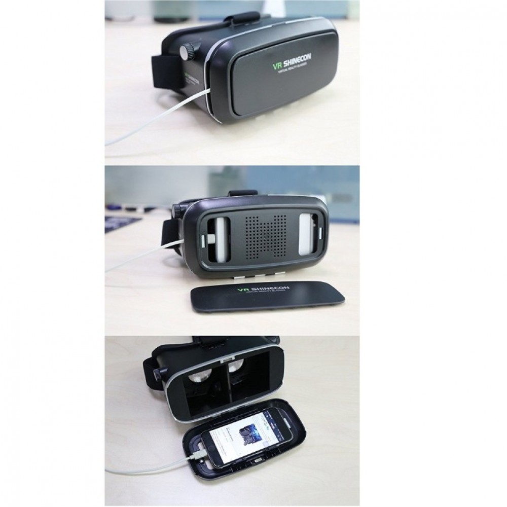 Virtual Reality Shinecon 3D Glass With Bluetooth Remote Controller