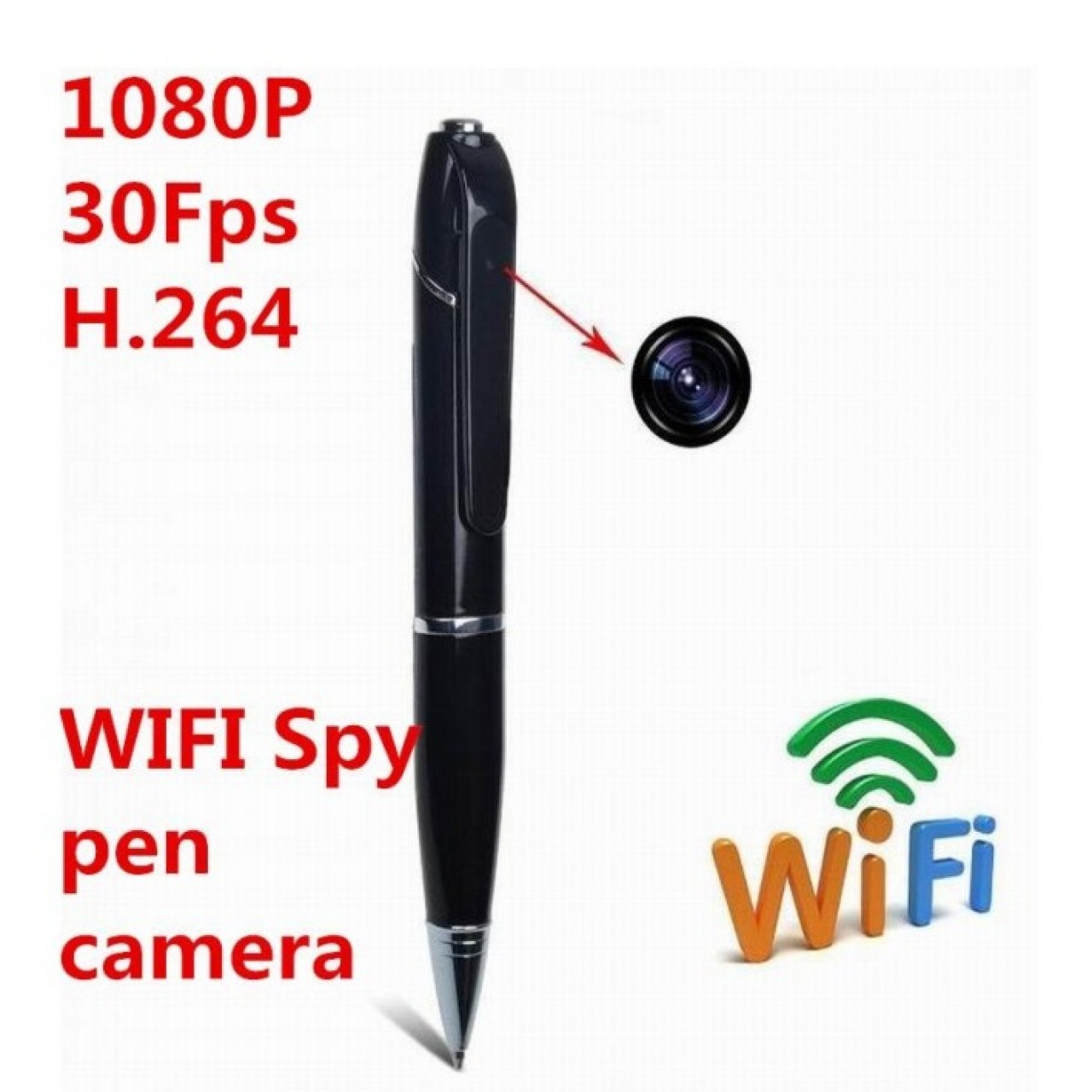 WIFI pen camera P2P HD 1080P Hidden Video Recorder IOS/Android Support
