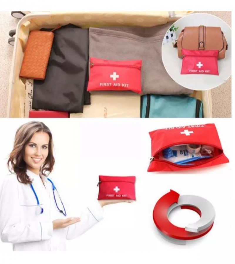 13Pcs First Aid Kit Mini Set Pouch Waterproof Bag for Home Office Travel and Outdoor