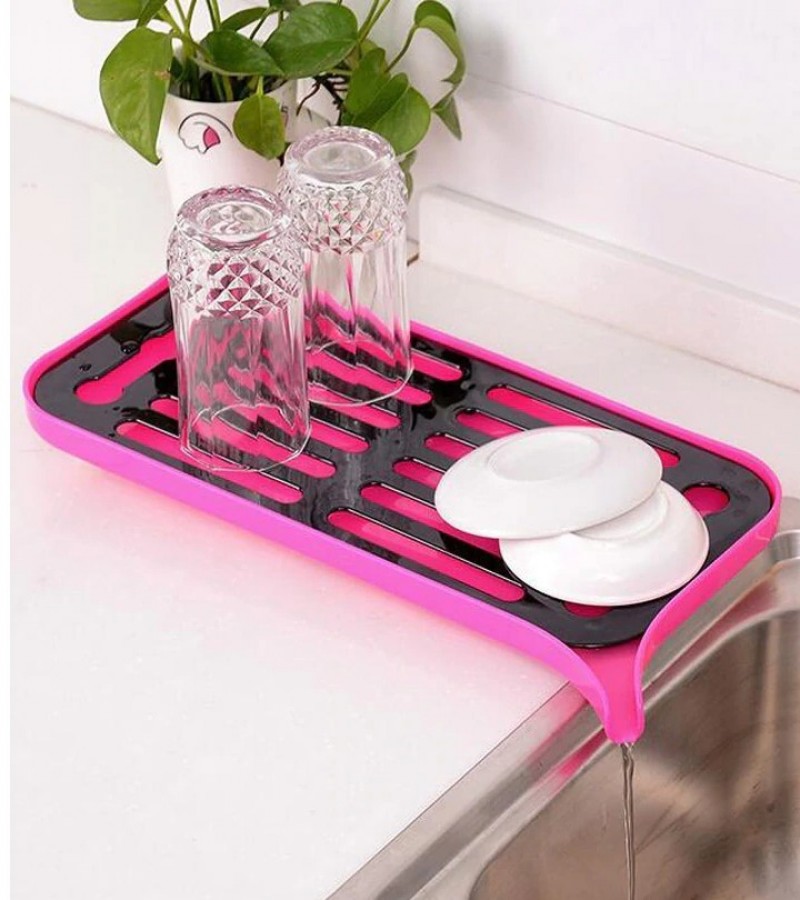 1Pcs Multi-Purposed Kitchen Organizer Double Layer Draining Tray, Kitchen Sink Draining Tray