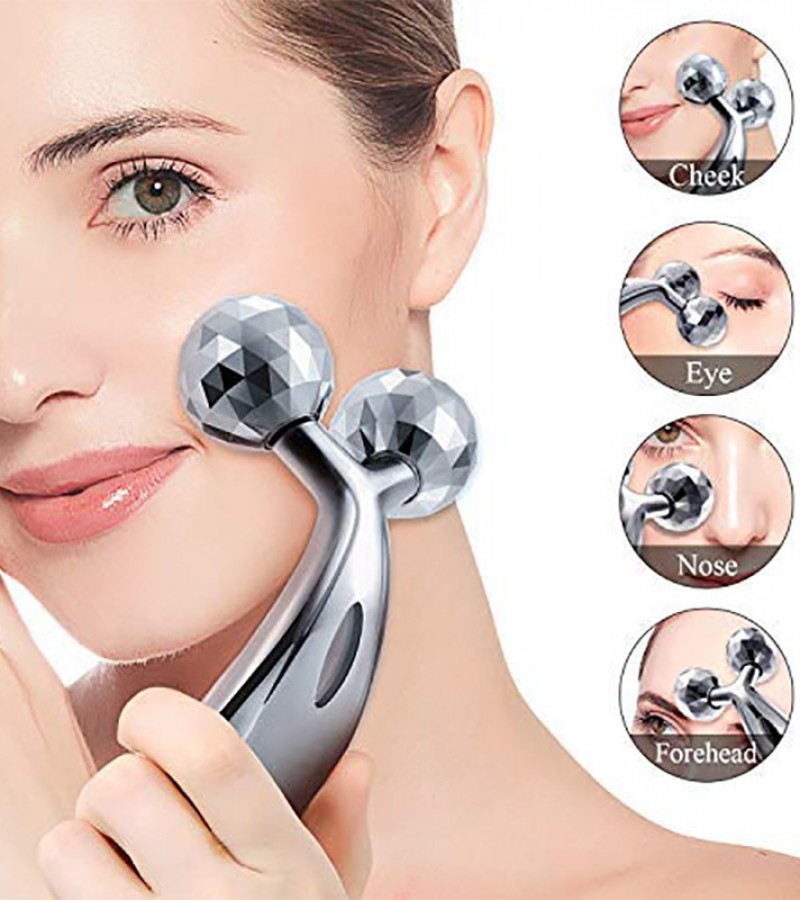3D Roller Massager Facial Massage Y Shape Full Body Relaxation For Wrinkle Remover Roller