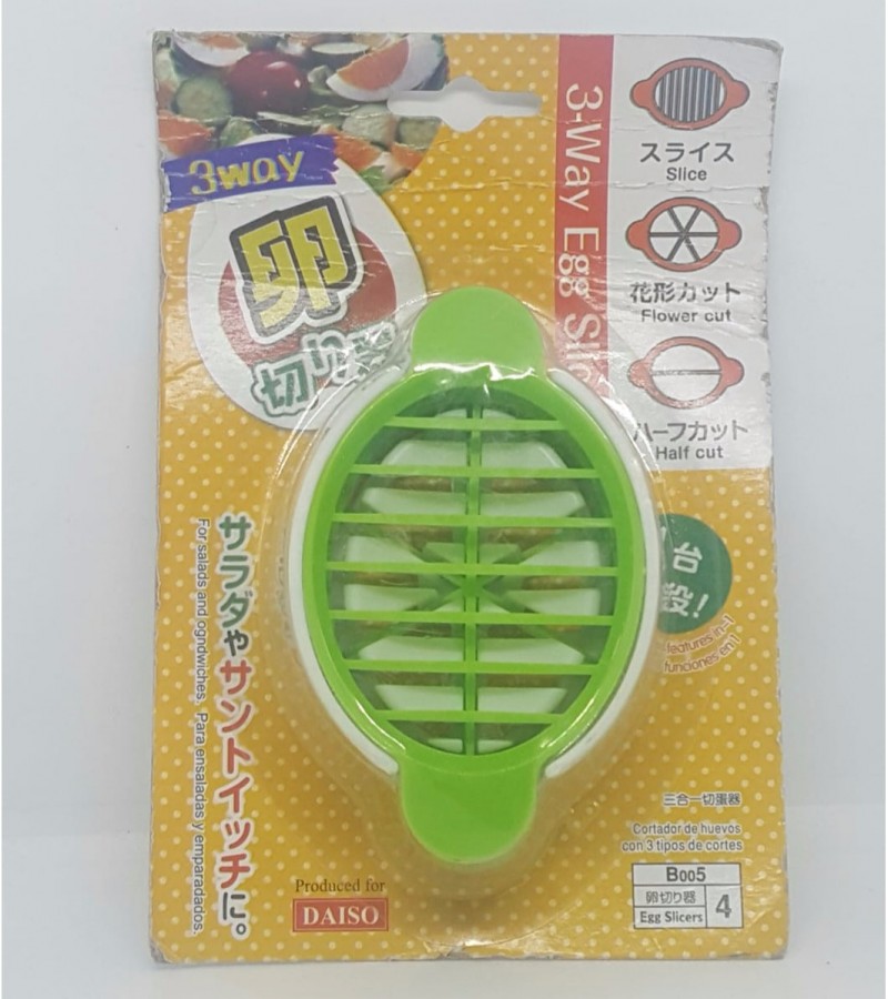 3Way Egg Slicer Cutter Cooking Tool Multifunctional