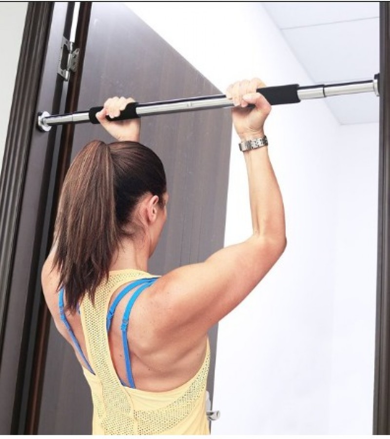 Adjustable Pull up Doorway Bar With Foam Grips for Home Workouts
