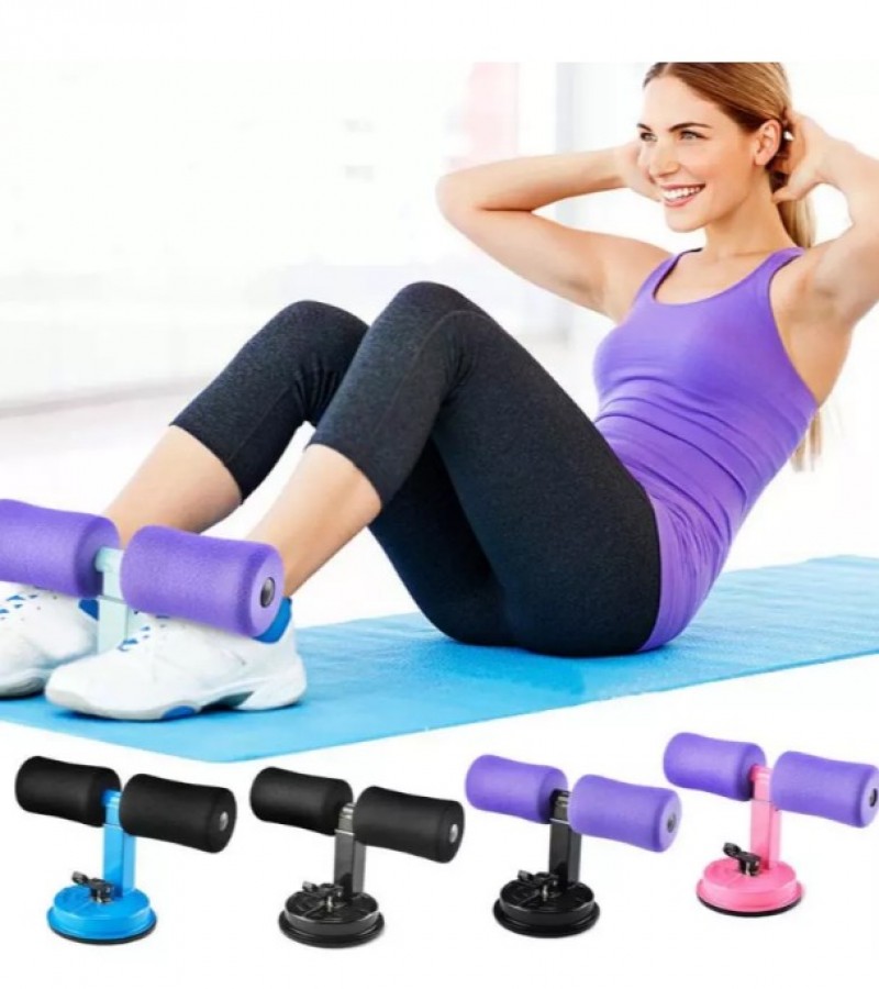 Adjustable Sit-Up Bar Suction Fitness Exercises Machine for Muscle Belly Back Legs Arms - Multi