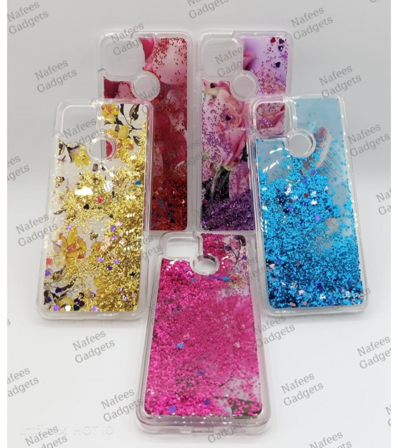 Back Cover Water Glitter Shiny Ladies Soft Silicon Case For Samsung A15 Model