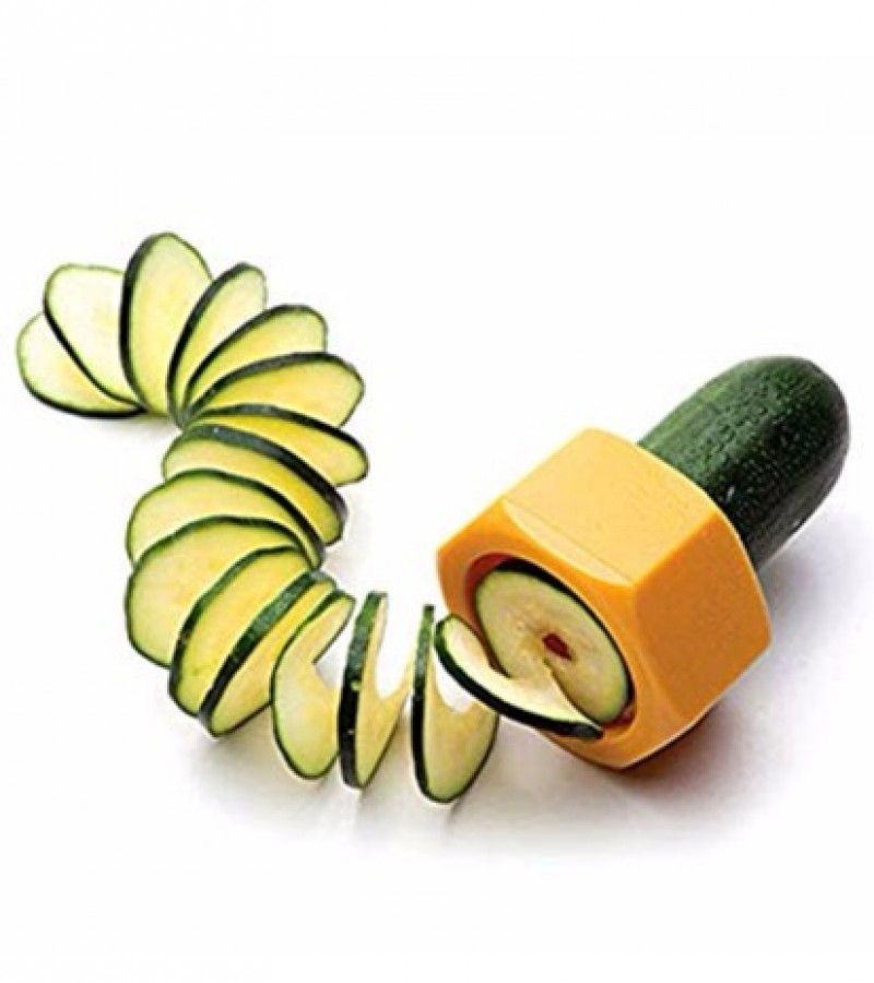 Creative Multi Salad Cutter - Vegetable Cutter Screw Cucumber Slicer - Multicolours