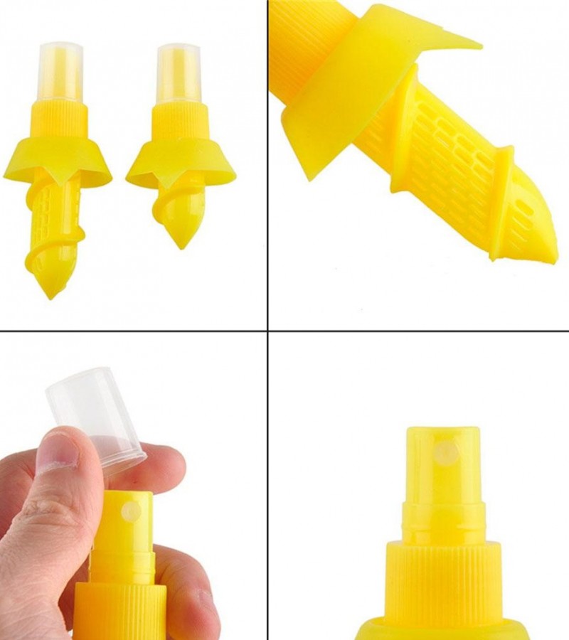 High Quality Plastic Set Lemon Orange Fruit Citrus Sprayer Lime Juicer Squeezers - Multi