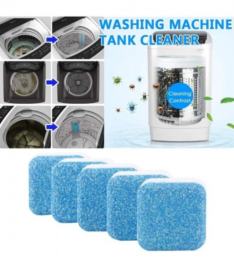 Household Washing Machine Cleaning Tank Tablet Cleaner Drum Automatic Washing Machine Tablet (12Pcs)