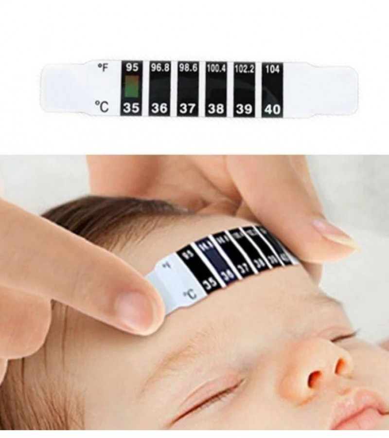 LCD Thermometer Strip Flexible Head Fever Forehead Thermometer Color Change Thermometer