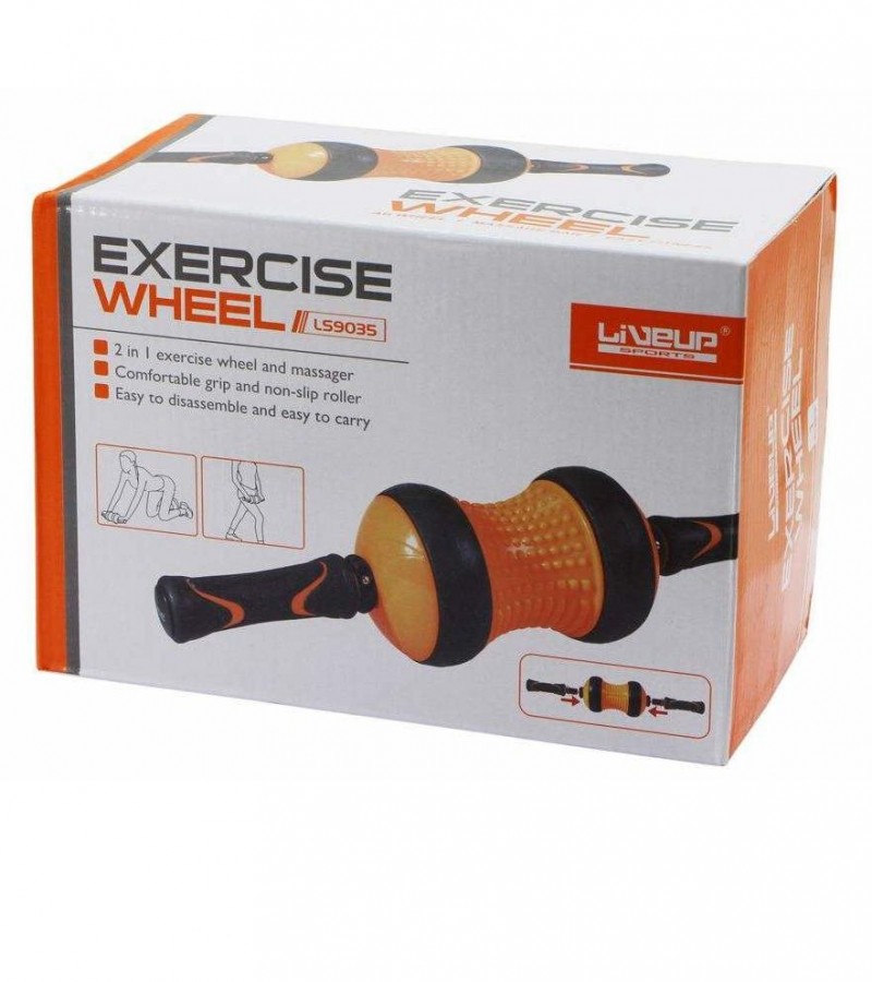 Live Up Exercise Wheel Diameter 12cm LS9035