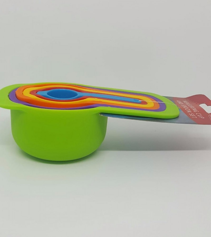 Measuring Cup and Spoon Set - Multi Color