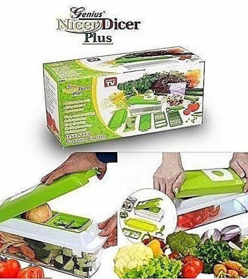 Nicer Dicer Plus Vegetable Salad Fruit Cutter