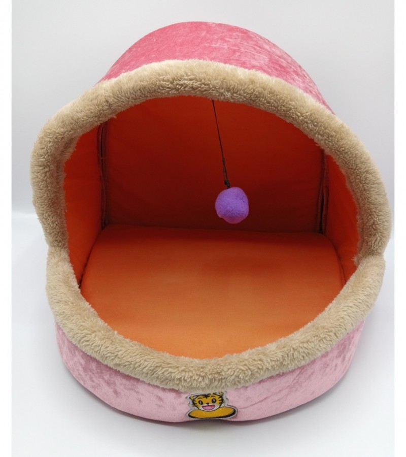 Pet Cat Dog Puppy Nest Bed Soft Warm House Sleeping Mat Cushion Toy Ball