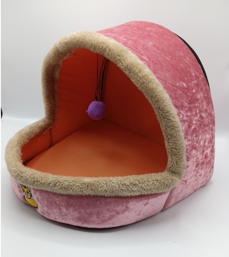 Pet Cat Dog Puppy Nest Bed Soft Warm House Sleeping Mat Cushion Toy Ball