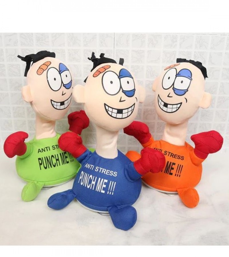 Punch Me Comfortable Touching Electric Plush Vent Toy For Kids and Anti-Stress Relieve - Multi