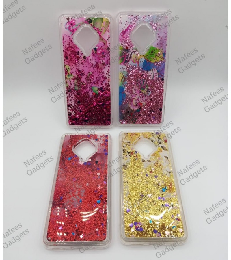 S1 Pro Model Back Cover Water Glitter Shiny Ladies Soft Silicon Case