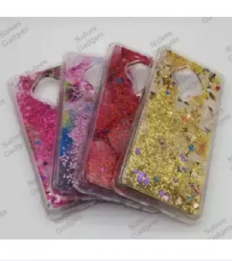 S1 Pro Model Back Cover Water Glitter Shiny Ladies Soft Silicon Case