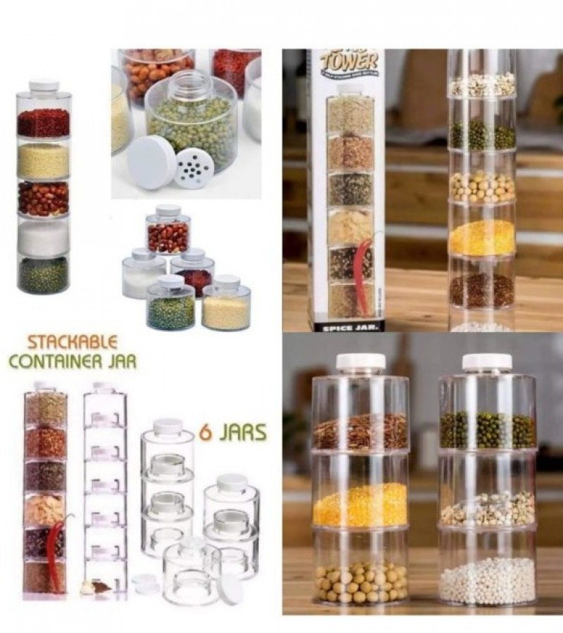 Spice Tower Carousel ( Set of 6 Pcs)
