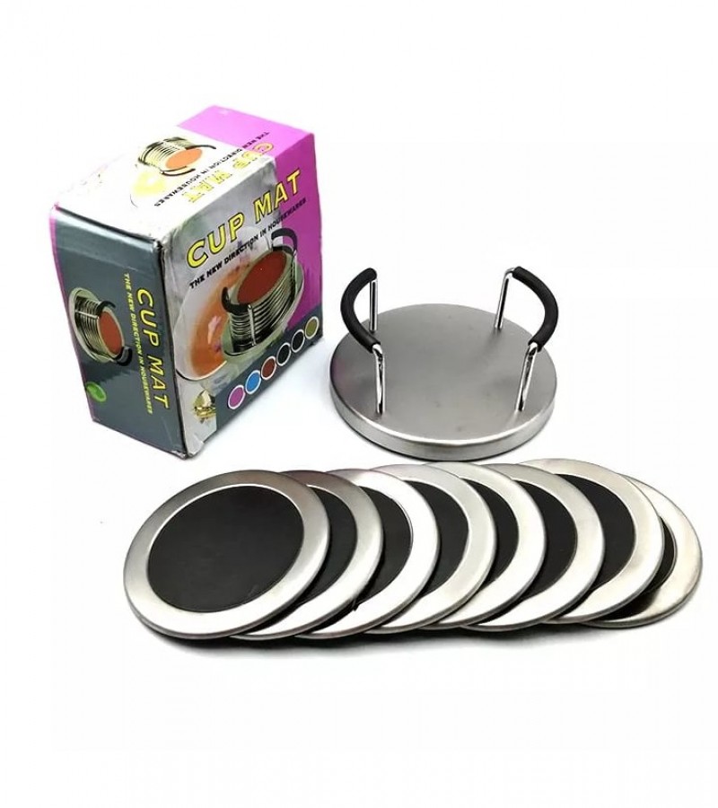 Stainless Steel Round Coaster Tea/Coffee Cup Mugs Mat