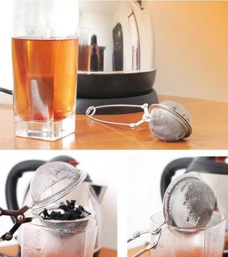 Stainless Steel Tea Strainer Filter with Handle for Loose Tea Fine Mesh Tea Balls Filter Infusers