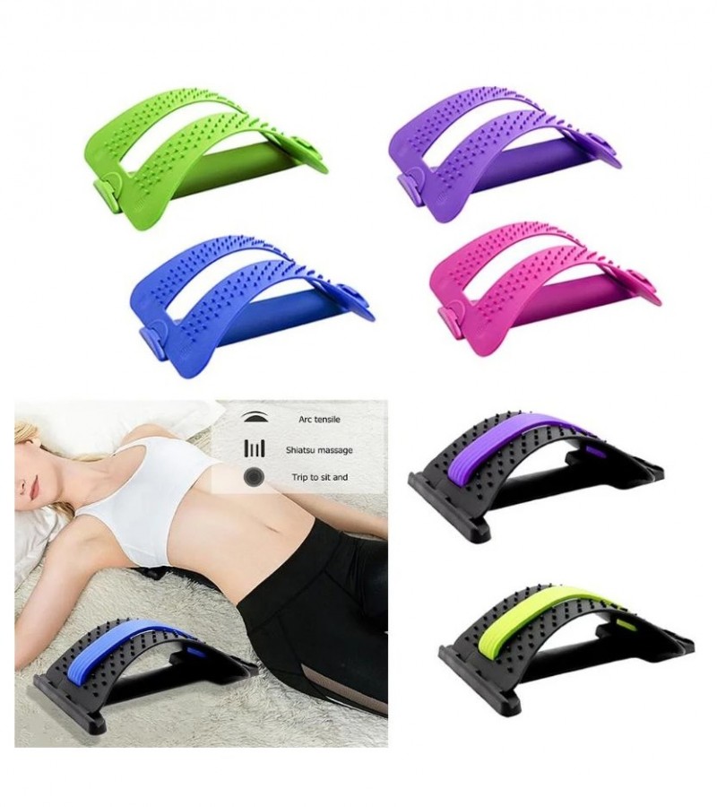 Stretcher Magic Massager Fitness Support Back Relaxation Relieve Spine Pain Corrector - Multi