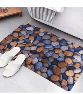 3D Pebbles Entrance Welcome Carpet Rug Door Mat Non Slip For Kitchen and  Bathroom Size 40 x 60 CM - Sale price - Buy online in Pakistan 