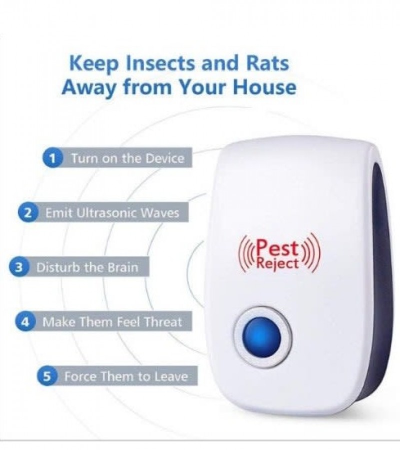Ultrasonic Pest Repeller Plug in Indoor for Home Reject Insect Mice Mosquito