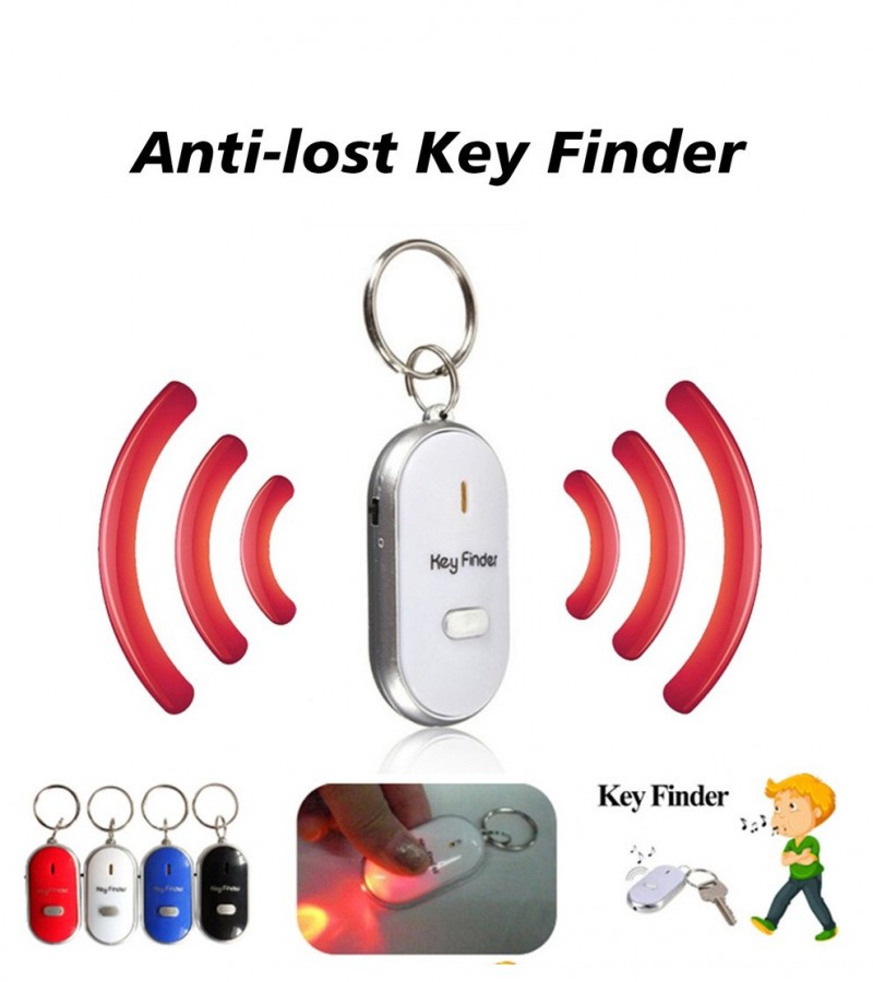Wireless Anti Lost Key Finder Alarm Smart Torch Flashes Security Key chain